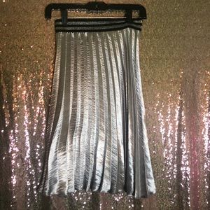 Silver Skater Skirt